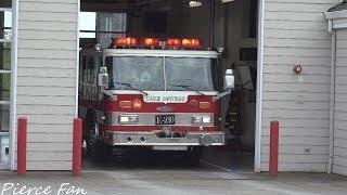 Engine 210 Responding Lake Oswego Fire Department (1994 Pierce Arrow) [4K]