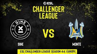 9INE vs Monte | Map 4 Ancient | ESL Challenger League Season 44 Europe