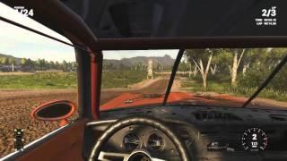 Next Car Game  - Gravel race - American Muscle car (cockpit view)