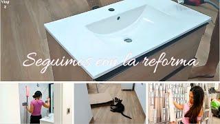 Nos llegan los muebles del baño  /  La reforma continúa ️ / Buscando estor  cocina / Vlog 2