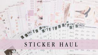 Planner Sticker Haul | GP Studio, Paper Muse Crafts, Kinzi's Creations & More