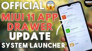 [OFFICIAL] APP DRAWER MIUI SYSTEM LAUNCHER STABLE UPDATE | MIUI SYSTEM LAUNCHER STABLE APP DRAWER