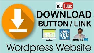 How to add download button on wordpress website | how to create download link in wordpress