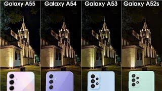 Samsung A55 vs Samsung A54 vs Samsung A53 vs Samsung Galaxy A52s Camera Test