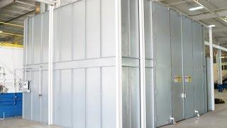 COL-MET 20' X 20' X 16' CROSSDRAFT SPRAY BOOTH