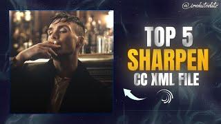 Sharpen CC Top 5  Ae Inspired High Quality CC XML Presets | Top 5 CC for mostly editor used