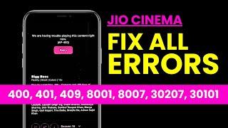 Jio Cinema All Errors Fixed - Jiocinema Me Error Kaise Hataye? 8001, 8007, 419, 32010