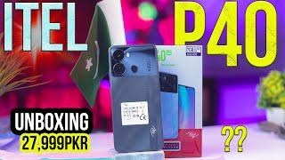 itel P40 Unboxing & Quick Review | My Honest Opinions  6000Mah +18W Charging ‼️