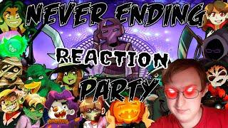 Never Ending Party (Halloween YouTube Singers Collab) | RUSSIAN REACTION