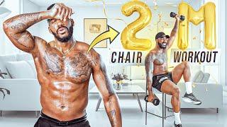 Seated Workout For BACK, ABS & ARM FAT! | 14 Day Chair Challenge!