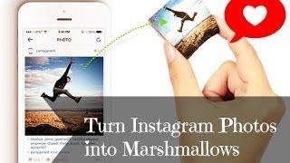 How to Turn your Instagram Photos into Marshmallows with Boomf