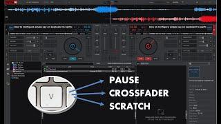 How to configure single key on keyboard to perfom multiple action at the same time (Virtual Dj 2021)