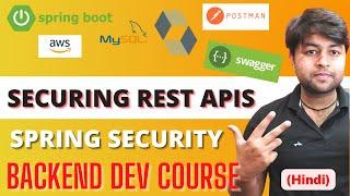 Securing Rest APIs in Backend Application | Backend Course Hindi