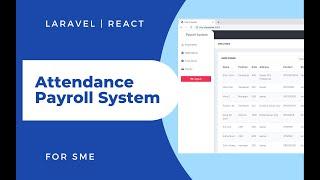 Payroll Software and Attendance Management System (Laravel React)