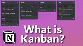 How I stay organised as an indie game developer - Introduction to Kanban with Notion