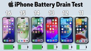 From iPhone 11 to 16 - Which Has the Best Battery?  iOS 18.1