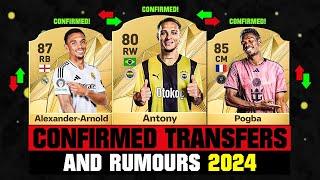 FIFA 25 | NEW CONFIRMED TRANSFERS & RUMOURS!  ft. Antony, Alexander-Arnold, Pogba... etc