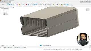 Adding Ribs using Web tool in Top Body | Fusion 360 course for Beginner | Part 11