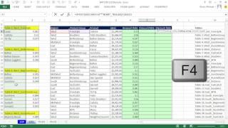 Excel Magic Trick 1231: VLOOKUP to 36 Different Tables: CHOOSE, OFFSET or INDIRECT function?