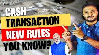 Cash Transaction Rules | Cash Deposit Limit to Avoid Income Tax Notice | 2023