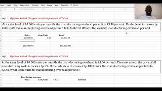 BQ2 || Chap2 - Cost Classification - High Low Method || MAC3761