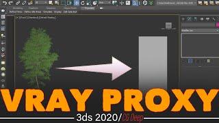 How to reduce 3ds max file size using Vray Proxy in 3ds max 2020 Trick !!! | Vray Proxy | CG Deep