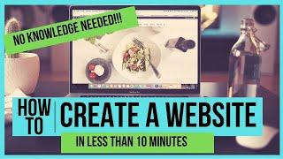How to Create a Website from Scratch in Less than 10 Minutes!