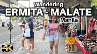 Wandering Aimlessly Around Ermita Manila Philippines [4K]