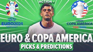 2 Euros & Copa America Bets! France vs Belgium & USA vs Uruguay Soccer Picks & Predictions 7/1