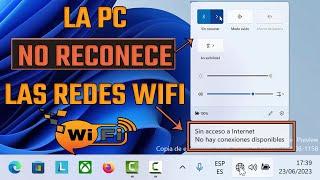 Mi Laptop NO Reconoce las Redes WIFI y Si tengo Instalados los Controladores de RED | SOLUCIÓN