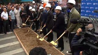 Groundbreaking ceremony held for Earl 'The Pearl' Monroe H.S. in the Bronx