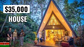 Couple built a stunning A-frame home in only 3 months! | Airbnb Tour |  Real estate in Kenya