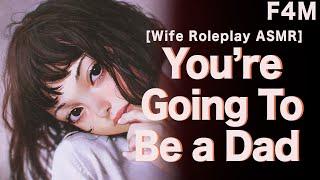 ASMR Wife Tells You She's Pregnant Roleplay [emotional][rain][cute]