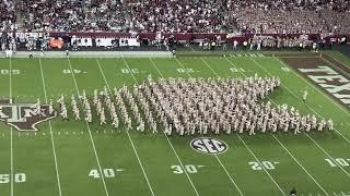 FANTASTIC FIGHTIN’ TEXAS AGGIE BAND FIRST HALFTIME DRILL Notre Dame Game 2024