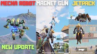 I Got Mecha Robot New Magnet Gun Jetpack Bgmi New Update Mecha Fusion