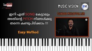 ow to identify pitch any song | Easy method | piano lesson 9 | in Malayalam