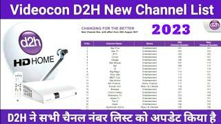 Videocon D2H Channel Number List 2023 | Videocon D2H Sports, Cartoon, Music & News Channel Number