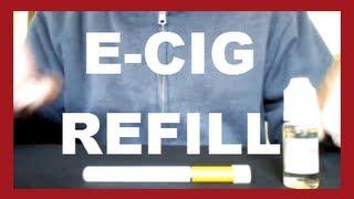 E-CIG  How To Refill Your E-Cigarette Vapor Cartridge Simple Easy & Cheap