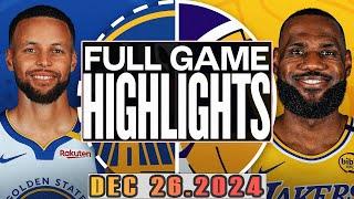 Los Angeles Lakers Vs Golden State Warriors Full Game  Highlights Dec 26,2024 NBA Season 2024-25