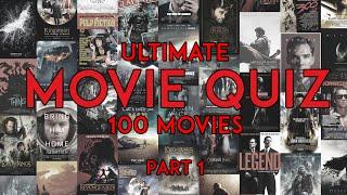 GUESS MOVIE BY THE PICTURE QUIZ | 100 MOVIES | Part 1