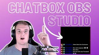 Chatbox in OBS Studio einfügen / 2021