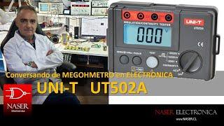 MEDICION PRUEBAS DE AISLAMIENTO - MEGOHMETRO en ELECTRONICA. OVERVIEW UNI-T UT502A