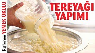 Evde Tereyağı Nasıl Yapılır? | Mis Gibi Tereyağı Yapımı Tarifi | Yoğurdun Kaymağından Tereyağı!