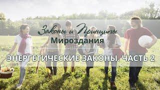 Вебинар седьмой. Энергетические Законы, часть 2