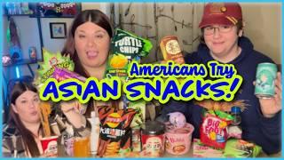 Americans Try Iconic ASIAN SNACKS!