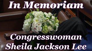 In Memoriam: Honoring Sheila Jackson Lee in the House of Representatives