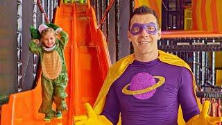 Captain Adventure Game | Crocodile Hiding in Trampoline Park with PJ Masks