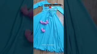 umbrella frock cutting and stitching for beginners/Meesho hual frock#reels #shorts #status #new