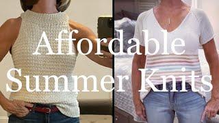 Knitters Kniche Episode 3 - Affordable Summer Knits and Crochet Projects Including my Ranunculus