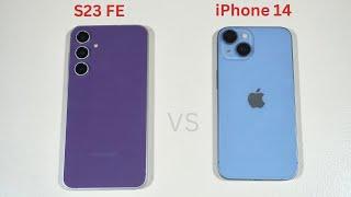 Samsung Galaxy S23 FE vs Apple iPhone 14 Speed Test and Camera Comparison